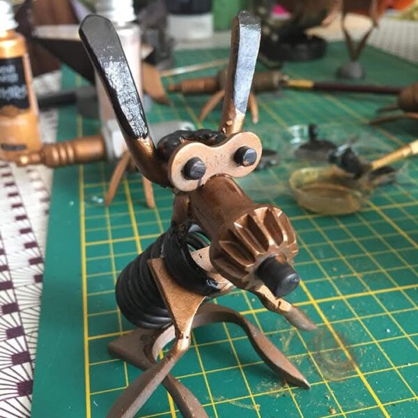 sculpture petit chien