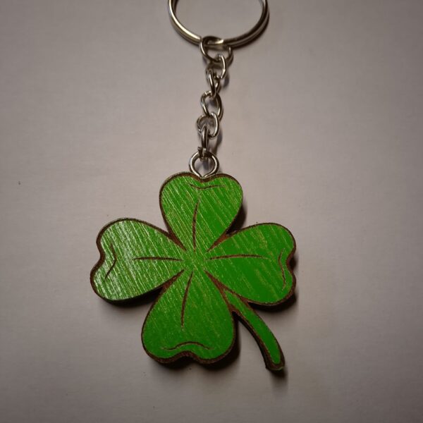 porte clé treffle 4 feuilles