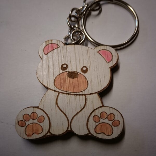 porte clé petit ours blanc
